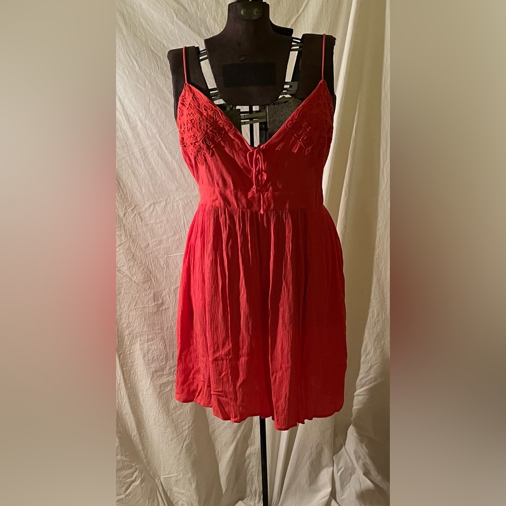 Hot pink sundress